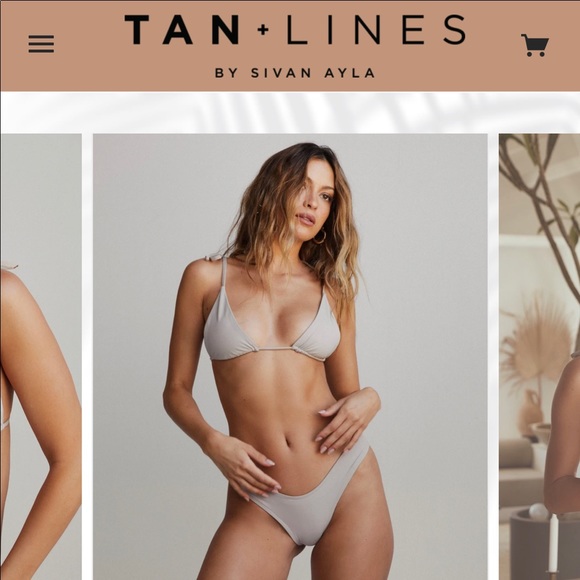 Tan + Lines Other - Mykonos bikini Top & Fiji Bottom in Dove